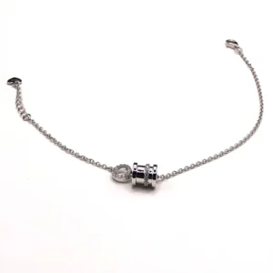 925 Adjustable silver charm bracelet