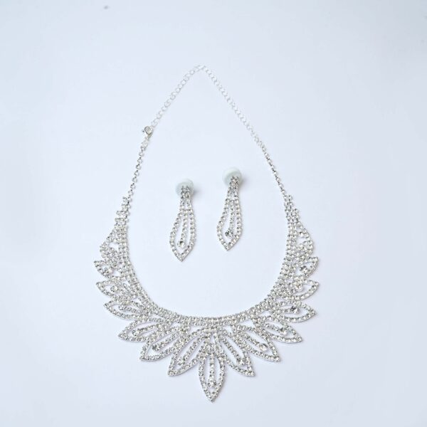 CZ Jewelry Set White Elegant Bridal Collection