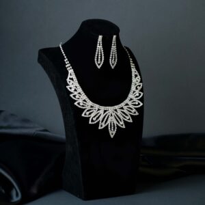 CZ Jewelry Set White Elegant Bridal Collection