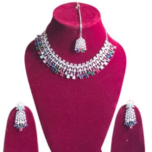 American diamond jewellery set