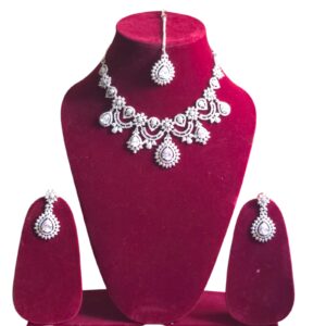 American Diamond Necklace Set