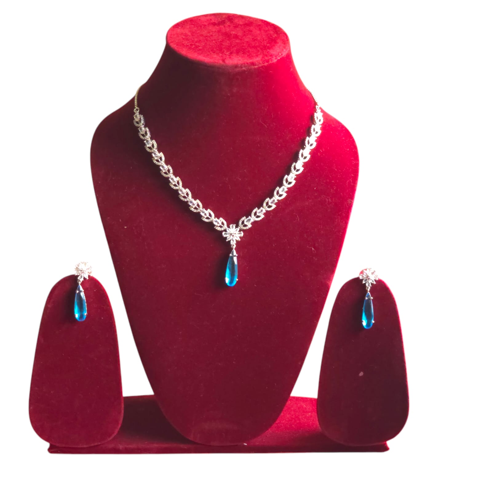 Cubic Zirconia necklace set