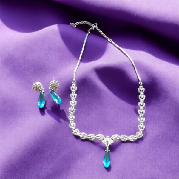 Cubic Zirconia necklace set