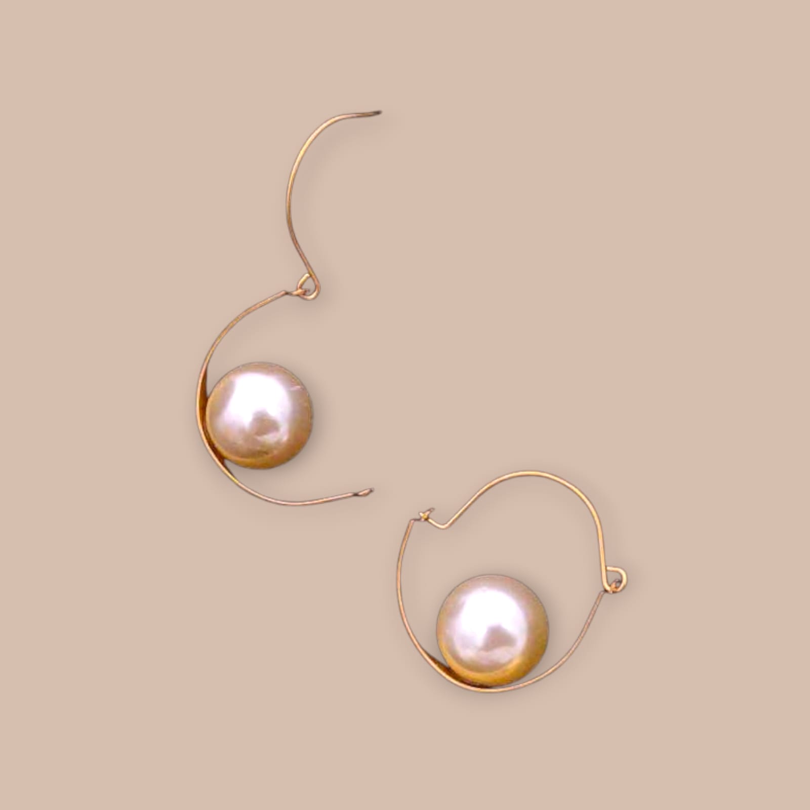 pearl drop earrings