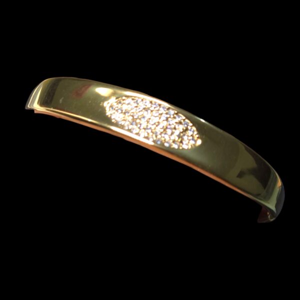 Anti tarnish gold bangle
