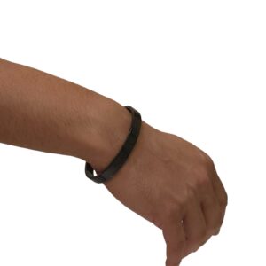 anti-tarnish black finish bracelet