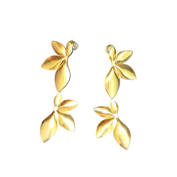 Gold Leaf Anti-Tarnish Earrings