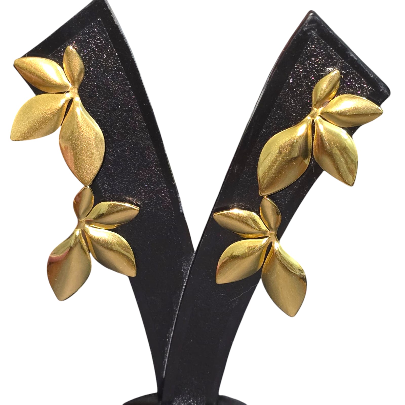 Gold Leaf Anti-Tarnish Earrings