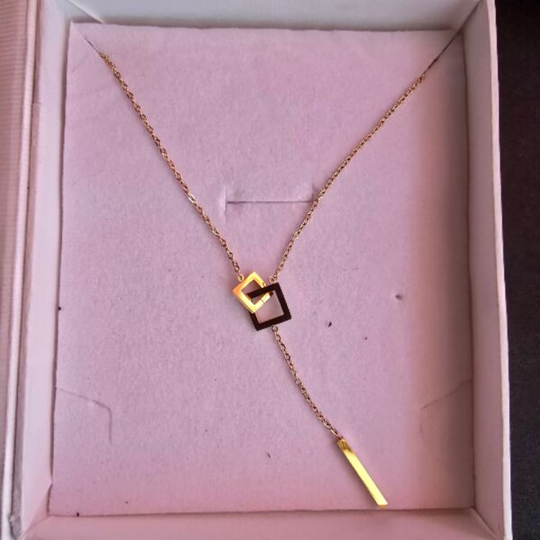 Square Pendant Necklace