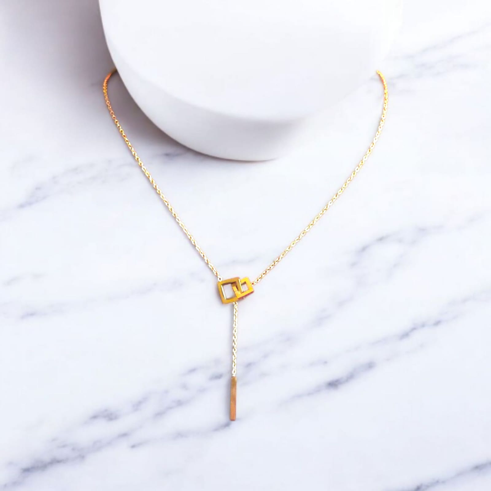 Square Pendant Necklace