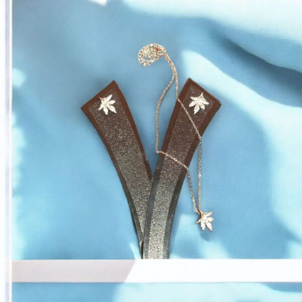 anti-tarnish necklace and earring set