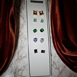 CZ STUD EARRINGS