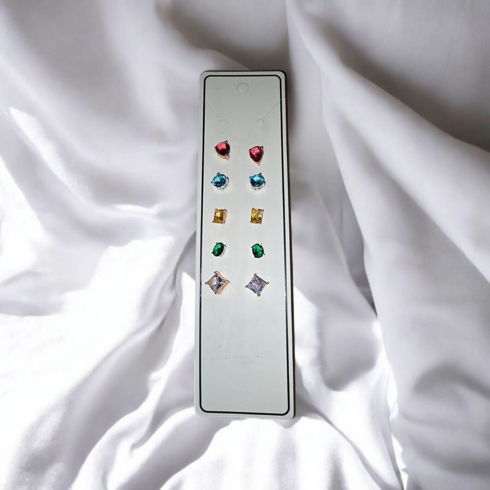 Zircon Stud Earrings Set